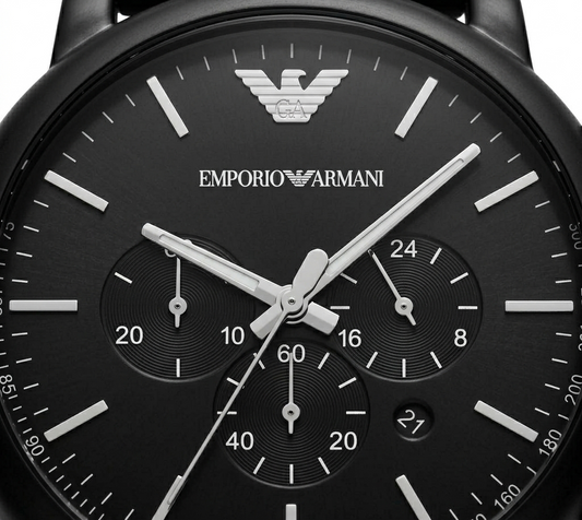 Emporio Armani | Aviator Stealth Black Chronograph