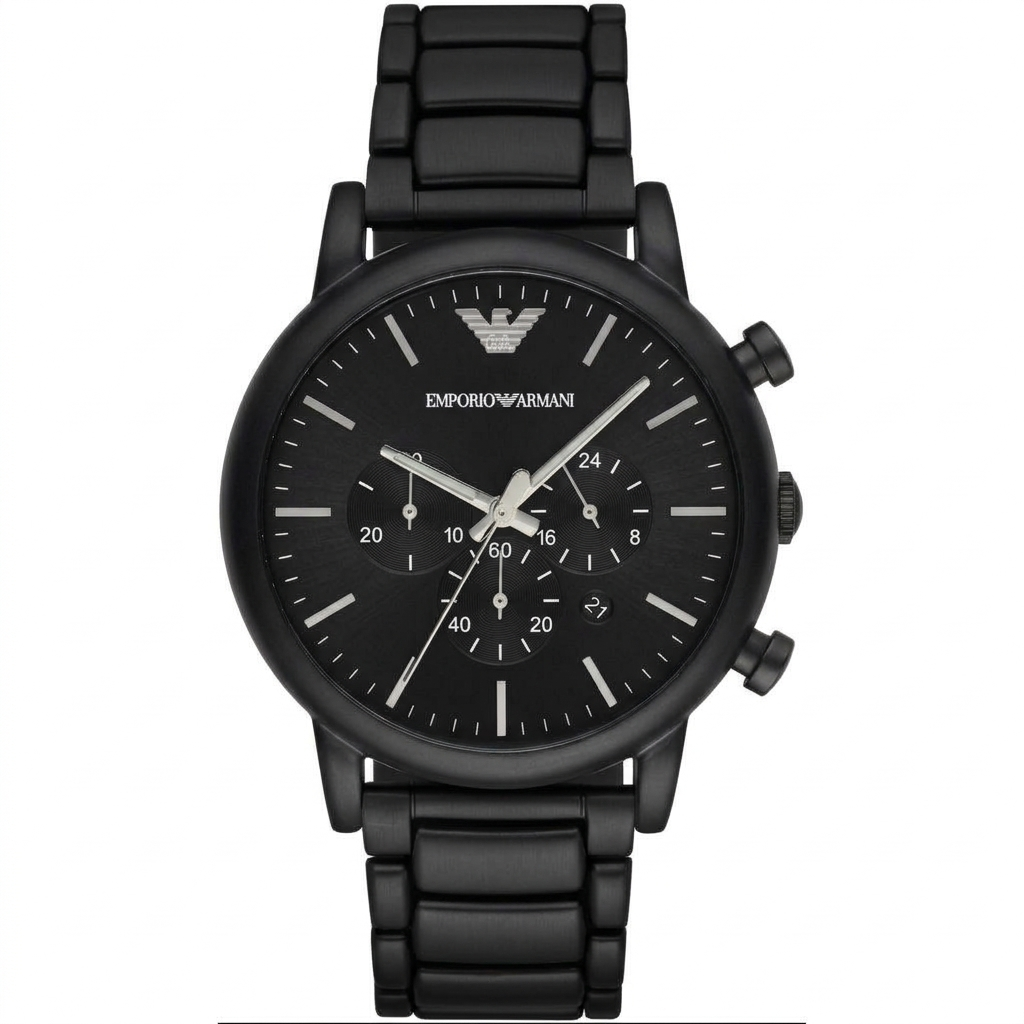 Emporio Armani | Aviator Stealth Black Chronograph