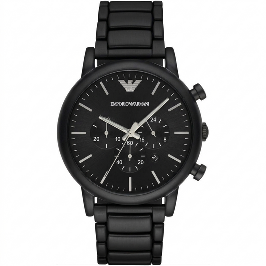 Emporio Armani | Aviator Stealth Black Chronograph
