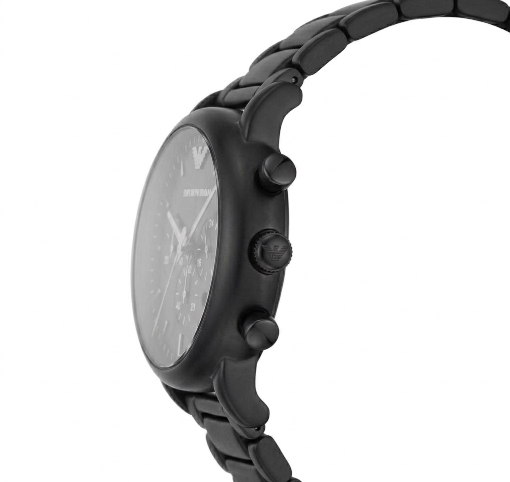 Emporio Armani | Aviator Stealth Black Chronograph