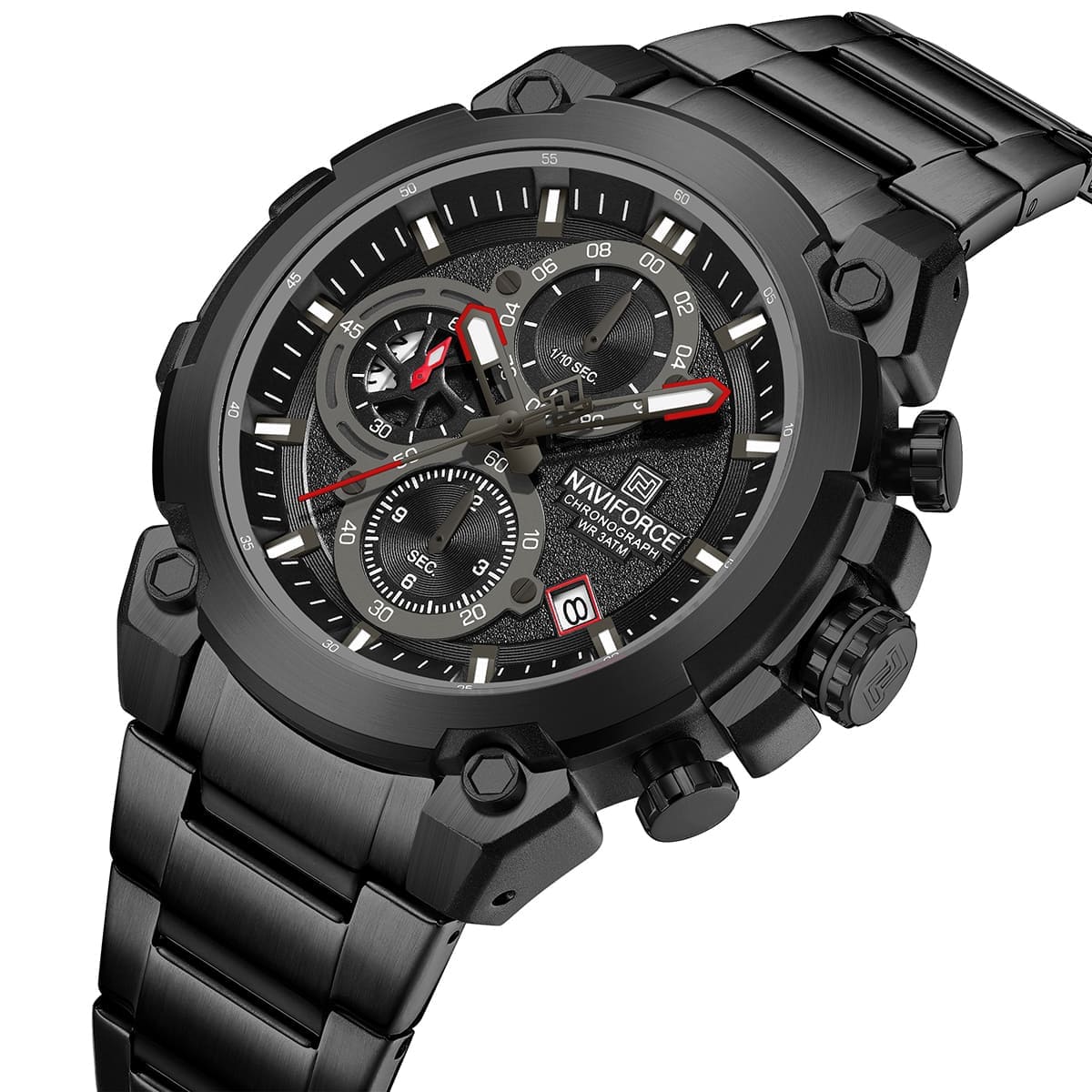 Naviforce Watch For Men NF8071-B-B-B
