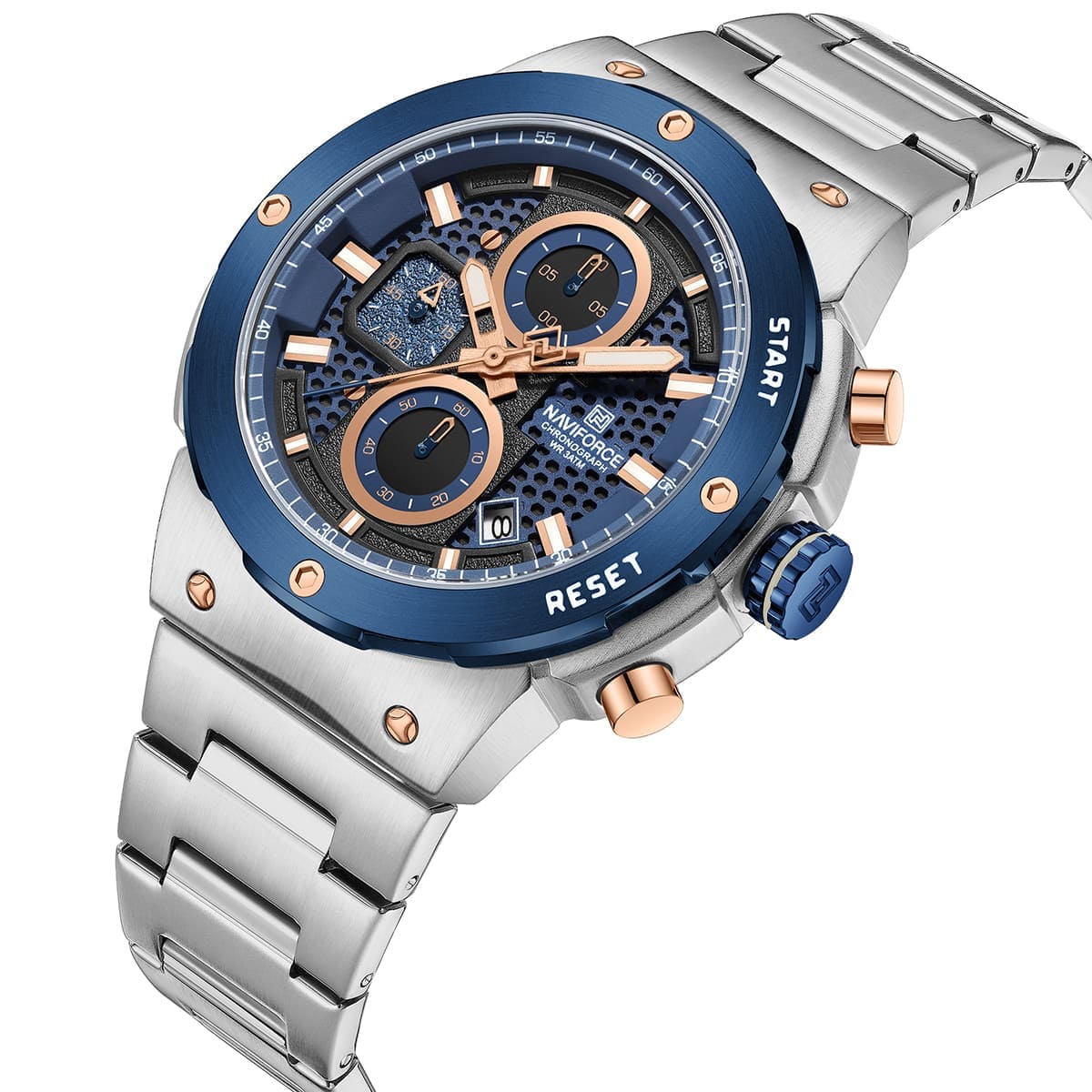 Naviforce Watch For Men NF8072-S-BE-S