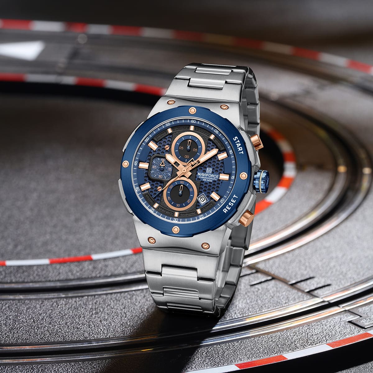 Naviforce Watch For Men NF8072-S-BE-S