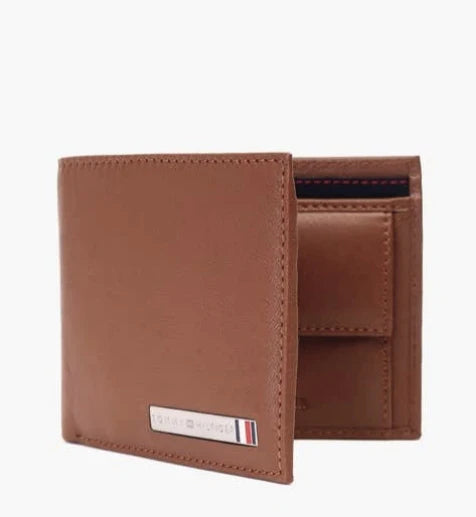 Tommy Hilfiger Brown Leather Wallet – Men